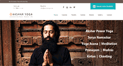 Desktop Screenshot of aksharyoga.com